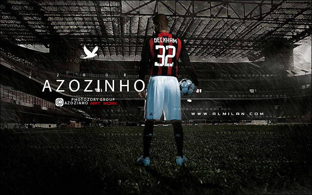 David Beckham Wallpaper AC Milan