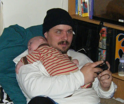 Daddy / Son Bonding over PS3