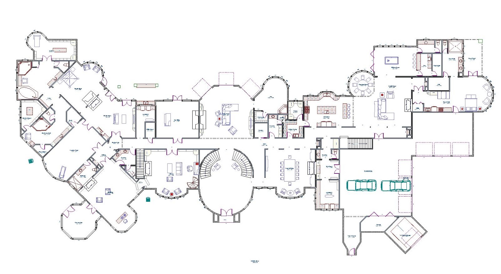 Mansions More Partial Floor Plans I Have Designed Part 2