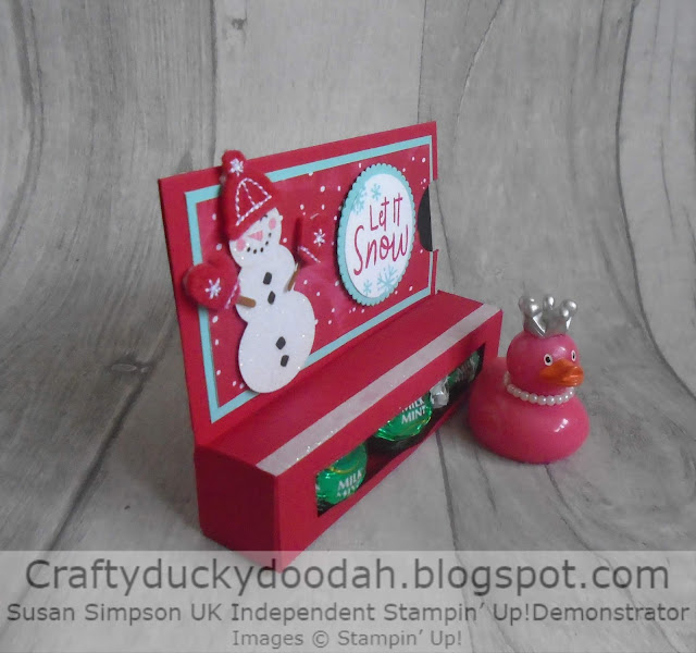 Craftyduckydoodah!, Let It Snow Suite, treat and gift card holder, Christmas 2019, Susan Simpson UK Independent Stampin' Up! Demonstrator, Supplies available 24/7 from my online store, SBTD 12/19