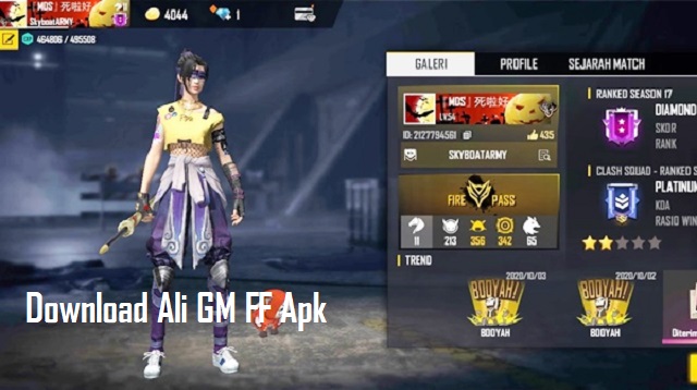 Ali GM FF Apk