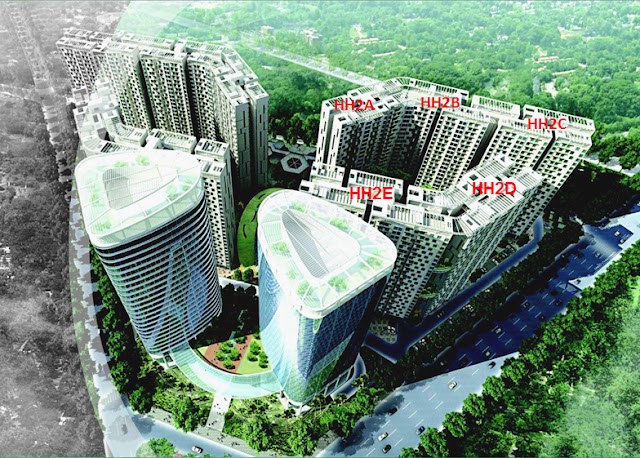 Phối cảnh chung cư Xuân Mai Sparks Tower - Dương Nội