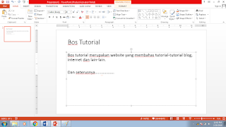 cara membuat slide presentasi power point 2013