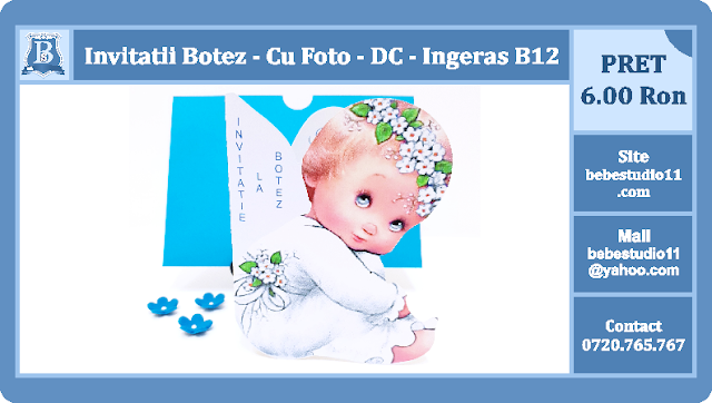 invitatii botez Ingeras