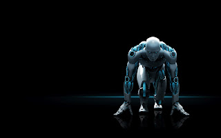 3D Eset Nod32 Robot Ready To Run HD Wallpaper