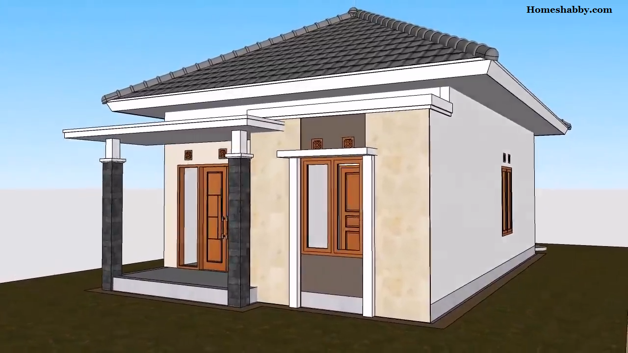 Desain Dan Denah Rumah Minimalis Ukuran 6 X 10 M Tampil Lebih Lega Lengkap Dengan RAB Nya Homeshabbycom Design Home Plans