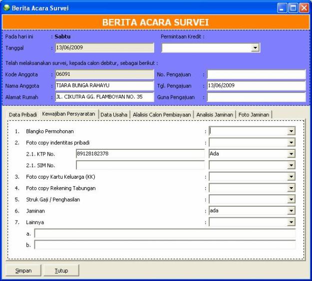 Contoh Berita Acara Kejadian - Erectronic