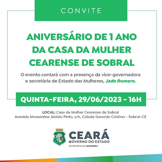 Casa da Mulher Cearense de Sobral: equipamento celebra um ano de serviços prestados a mulheres vítimas de violência