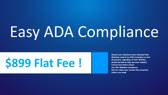 Warning: ADA Website Compliance