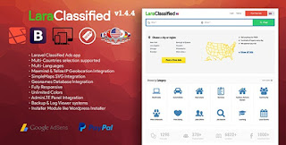 Download LaraClassified v1.4.4 – Geo Classified Ads CMS Script