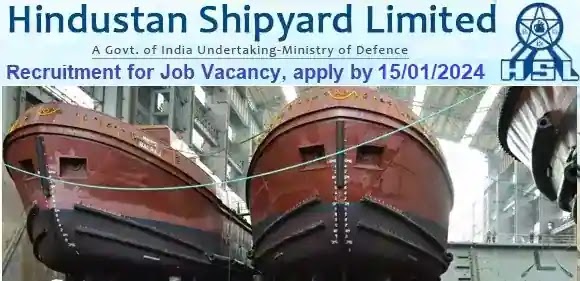 Hindustan Shipyard Jobs Vacancy Recruitment 2023-24