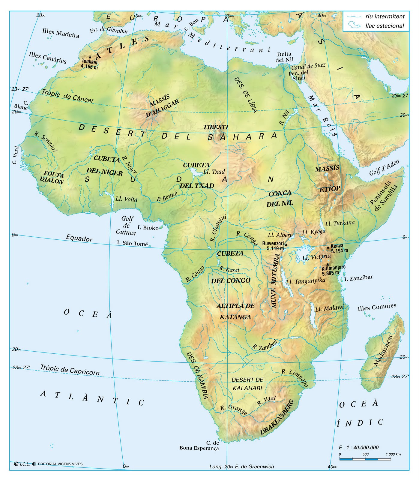 1_2.RELIEVE: MAPA FISICO ÁFRICA