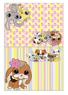 Pet Shop Party Free Printable Candy Bar Labels.