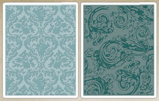 Sizzix Texture Fades Embossing Folders - Damask & Regal Flourish Set 