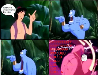 Aladdin and Genie, i wish you wouldn't grant this wish, rage comics, fffffuuuuu, ffffuuuu, fffuuu