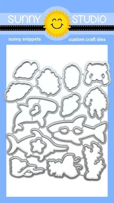 Sunny Studio Stamps: Best Fishes Metal Cutting Dies