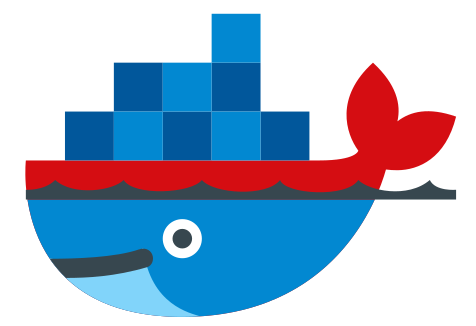 Docker logo with modified colors