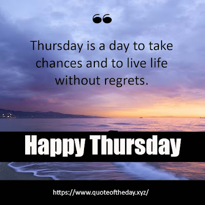 Thursday quotes with images