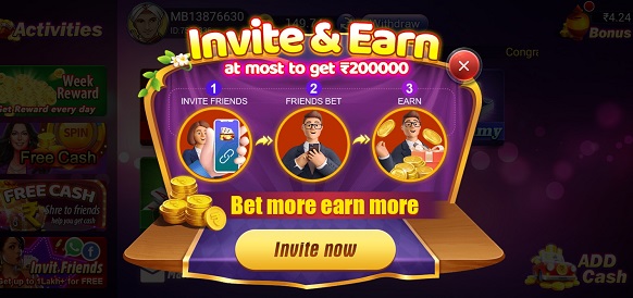 Create your tEEN pATTI Star Account