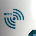 RFID symbol on Unitec student ID card