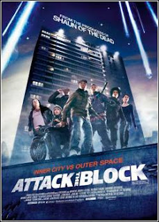 capa Attack The Block DVDRip Avi e RMVB Legendado   2011