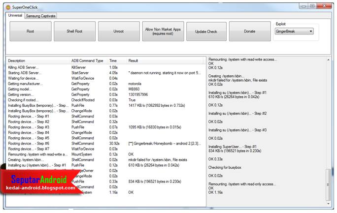 Cara ROOT Android Menggunakan SuperOneClick: 1. Download terlebih ...