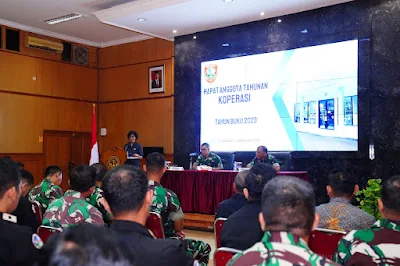 Kapuspen TNI Membuka Rapat Anggota Tahunan Koperasi Citra Dana Yasa