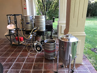 Brew day setup