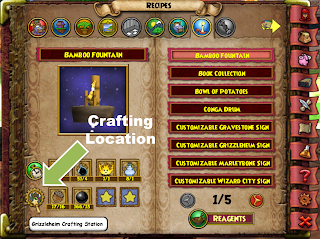 Crafting Tips in Wizard101