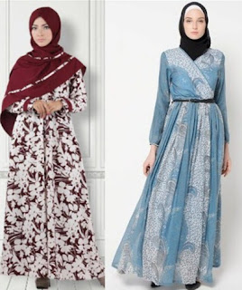 Model baju muslim batik modern terbaru