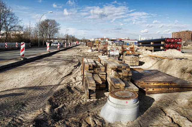 Baustelle Europacity, Entwicklungsgebiet Heidestraße, 10557 Berlin, 06.02.2014