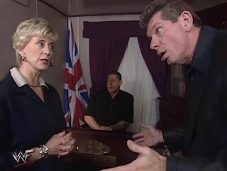 WWE / WWF Insurrextion (2001) - Linda McMahon confronts Vince in William Regal's office