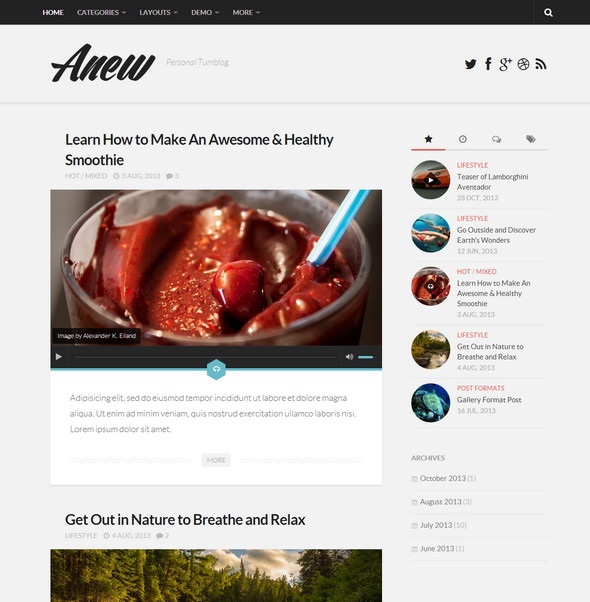 WordPress Responsive Video Themes