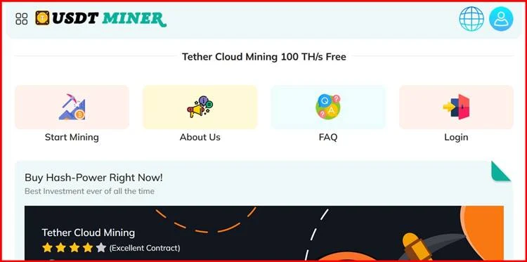 Мошеннический сайт usdtminer.zone – Отзывы, развод, платит или лохотрон? Мошенники Tether Cloud Mining