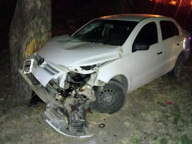 Conductor se mata tras chocar contra un árbol en Asientos 