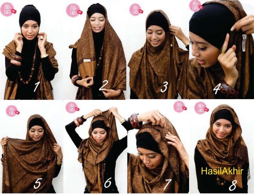 Tutorial Model Hijab Terbaru