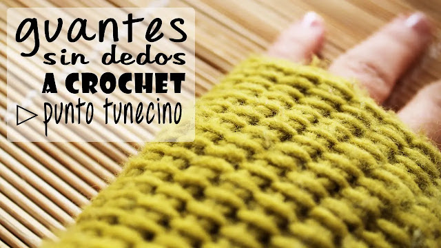 guantes sin dedos tutorial a crochet