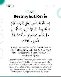 Doa Berangkat Kerja