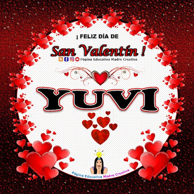 Feliz Día de San Valentín - Nombre Yuvi