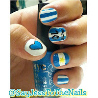 Uñas inspiradas en Argentina Campeón Mundial 2022