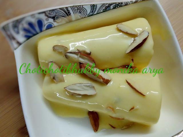 Custard Almond Kulfi