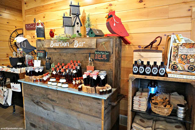 Bourbon Maple en la Tienda de Mac's Maple en New Hampshire