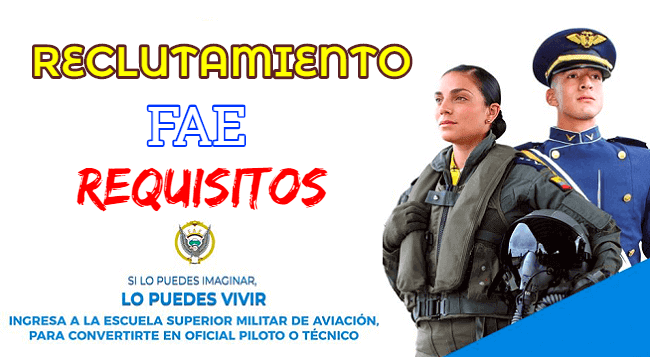 Si tu sueño es pertenecer a esta gloriosa institución y ser parte de las damas y caballeros del aire FAE fuerza aérea ecuatoriana esta es tu oportunidad para postular, a continuación podrás conocer toda la información del reclutamiento.