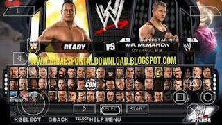 WWE SmackDown Vs Raw 2011 For PPSSPP ISO Full Game Download