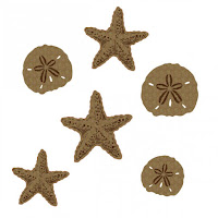 Creative Embellishments Starfish and Sand Dollars