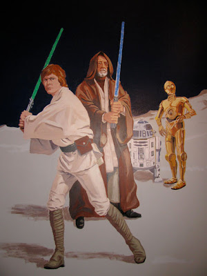 Ramblings from a painter: The "Star Wars" Mural