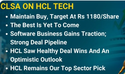 CLSA ON HCL TECH - Rupeedesk Reports