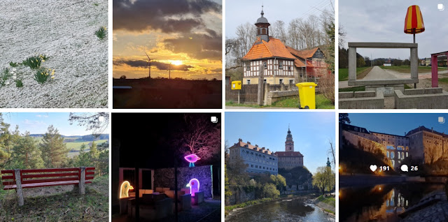Collage Instagram-Fotos April 2022