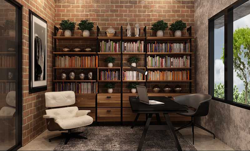 70 Desain Terbaik Perpustakaan Minimalis di Rumah 