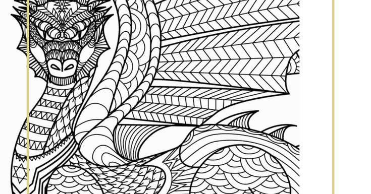 Chaos and Crafts Design: Free Zentangle Dragon SVG